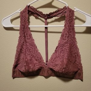 "Pink" bralette women's size large